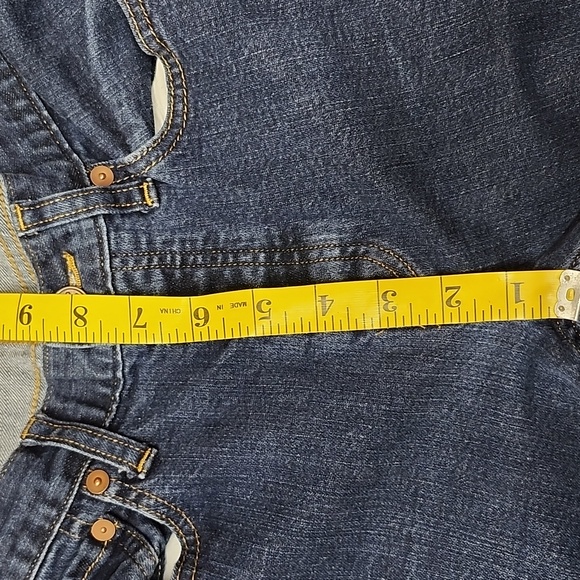 BDG Women's Dark Blue Low-Rise Straight Leg Denim Jeans Size 27 - Picture 8 of 10